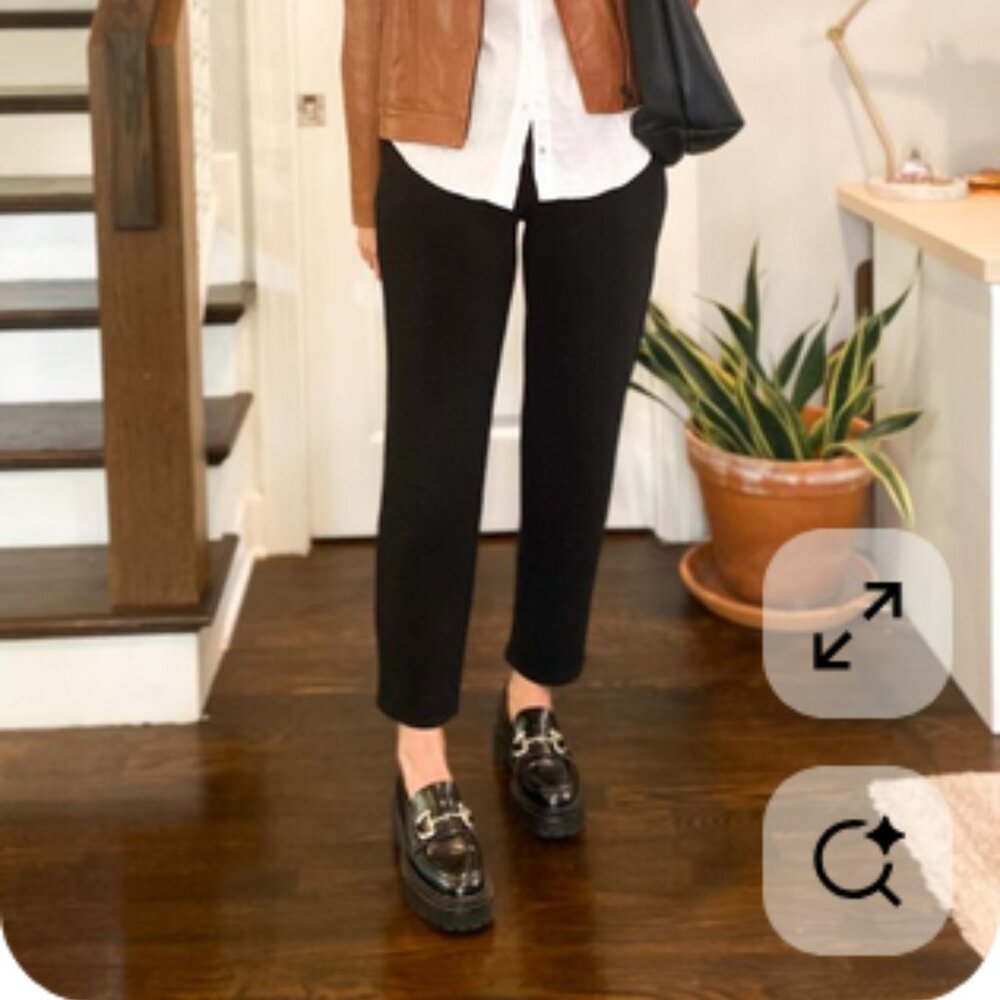 AS98 Lug Sole Slip On Handmade Leather Loafers - Size 39 (US 8.5)